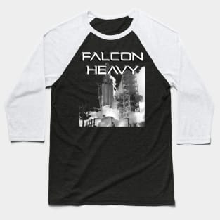 Falcon Heavy T-Shirt Falcon Heavy Tee version Black & White 02 T Shirt Baseball T-Shirt